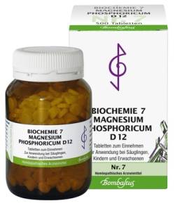 BIOCHEMIE 7 Magnesium phosphoricum D 12 Tabletten 500 St von Bombastus-Werke AG