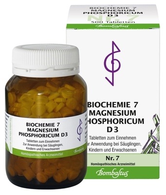 BIOCHEMIE 7 Magnesium phosphoricum D 3 Tabletten 500 St von Bombastus-Werke AG