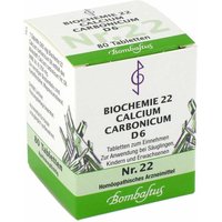 Biochemie 22 Calcium carbonicum D6 Tabletten von Bombastus