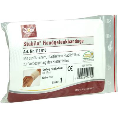 BORT Stabilo Handgelenkbandage Gr.1 haut 1 St ohne von Bort GmbH