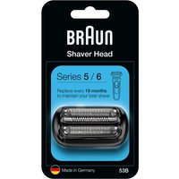 Braun - Ersatzscherkopf für Elektrische Rasierer für Männer '53B' in Schwarz von Braun