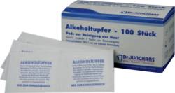 ALKOHOLTUPFER 3x6 cm steril 100 St von Brinkmann Medical ein Unternehmen der Dr. Junghans Medical GmbH