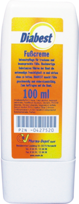 DIABEST Fu�creme 100 ml von C + V Pharma Depot GmbH