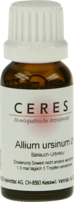 CERES Allium ursinum Urtinktur 20 ml von CERES Heilmittel GmbH