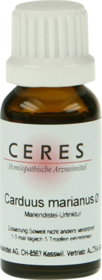 CERES Carduus marianus Urtinktur 20 ml von CERES Heilmittel GmbH