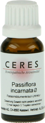 CERES Passiflora incarnata Urtinktur 20 ml von CERES Heilmittel GmbH