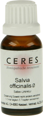 CERES Salvia officinalis Urtinktur 20 ml von CERES Heilmittel GmbH