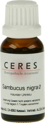 CERES Sambucus nigra Urtinktur 20 ml von CERES Heilmittel GmbH