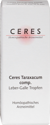 CERES Taraxacum comp.Leber-Galle Tropfen 20 ml von CERES Heilmittel GmbH