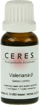 CERES Valeriana Urtinktur 20 ml von CERES Heilmittel GmbH