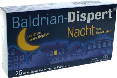 BALDRIAN DISPERT Nacht zum Einschlafen �b.Tabl. 25 St von CHEPLAPHARM Arzneimittel GmbH