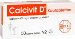 CALCIVIT D Kautabletten 50 St von CHEPLAPHARM Arzneimittel GmbH