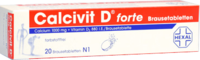 CALCIVIT D forte Brausetabletten 20 St von CHEPLAPHARM Arzneimittel GmbH