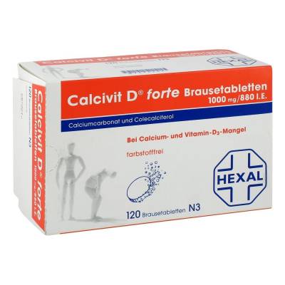 "Calcivit D forte 1000mg/880 I.E. Brausetabletten 120 Stück" von "CHEPLAPHARM Arzneimittel GmbH"