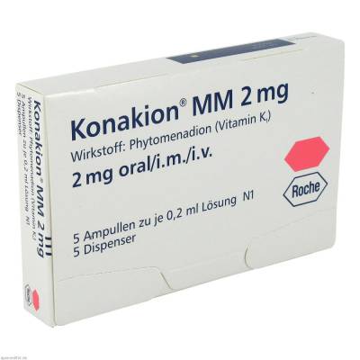 KONAKION MM 2 mg Lösung 5 St Lösung von CHEPLAPHARM Arzneimittel GmbH