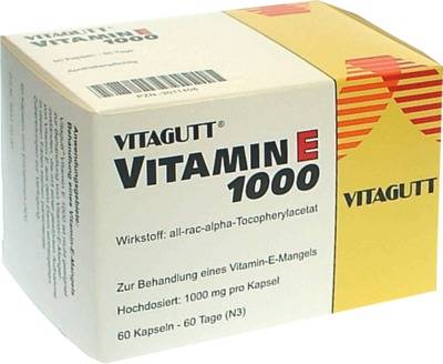 VITAGUTT Vitamin E 1000 Weichkapseln von CHEPLAPHARM Arzneimittel GmbH