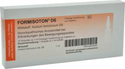 FORMISOTON D 6 Ampullen 10X1 ml von COMBUSTIN Pharmazeutische Pr�parate GmbH