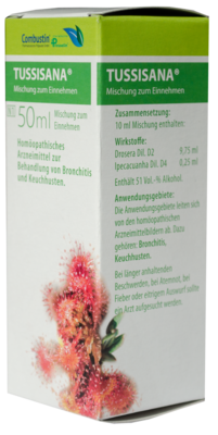 TUSSISANA Dilution 50 ml von COMBUSTIN Pharmazeutische Pr�parate GmbH