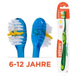 elmex JUNIOR Kinder-Zahnbürste 6-12 Jahre mit weichen Borsten von CP GABA GmbH
