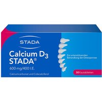 Calcium D3 STADA 600 mg / 400 i.E. - zur unterstÃ¼tzenden Behandl von Calcium D3-STADA