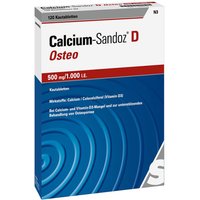 Calcium-Sandoz D Osteo 500mg/1000 internationale Einheiten von Calcium Sandoz