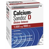 Calcium-Sandoz D Osteo intens 1000mg/880 internationale Einheite von Calcium Sandoz