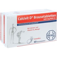 Calcivit D Brausetabletten 600mg/400 internationale Einheiten von Calcivit