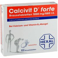 Calcivit D forte 1000mg/880 internationale Einheiten von Calcivit