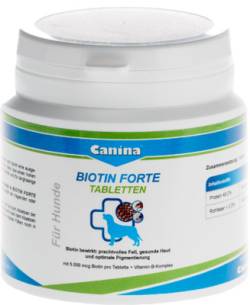 BIOTIN FORTE Tabletten vet. 100 g von Canina pharma GmbH