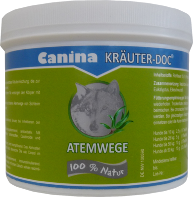CANINA Kr�uter-Doc Atemwege Pulver vet. 150 g von Canina pharma GmbH