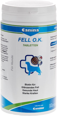 FELL O K Tabletten vet. 1 kg von Canina pharma GmbH