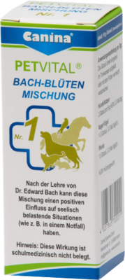 PETVITAL Bachbl�ten Nr.1 Globuli vet. 10 g von Canina pharma GmbH