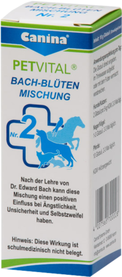 PETVITAL Bachbl�ten Nr.2 Globuli vet. 10 g von Canina pharma GmbH