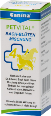 PETVITAL Bachbl�ten Nr.4 Globuli vet. 10 g von Canina pharma GmbH