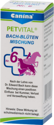 PETVITAL Bachbl�ten Nr.6 Globuli vet. 10 g von Canina pharma GmbH
