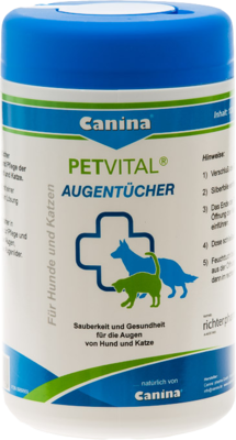 PETVITAL Feuchtt�cher f.Augen vet. 120 St von Canina pharma GmbH