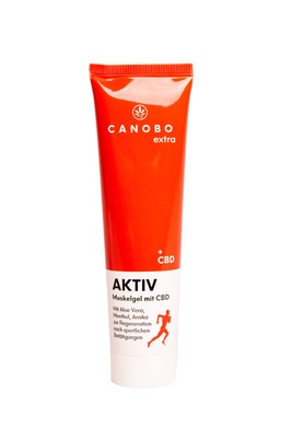 CANOBO extra AKTIV Muskelgel mit CBD 100 ml von CannaCare Health GmbH