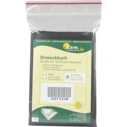 DREIECKTUCH BW 90x90x127 schwarz m.Sicherheitsn. 1 St von Careliv Produkte OHG