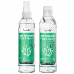 ALOE VERA Gel + ALOE VERA Spray Set 2X200 ml von Casida GmbH