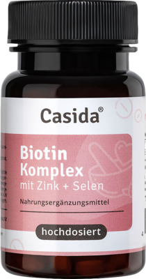 BIOTIN KOMPLEX 10 mg hochdosiert+Zink+Selen Tabl. 180 St von Casida GmbH
