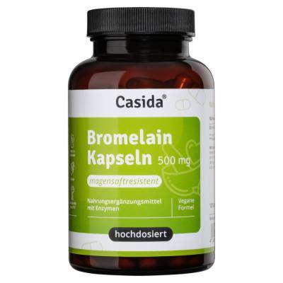 BROMELAIN 500 mg hochdosiert magensaftresist.Kaps. 120 St von Casida GmbH