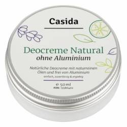 DEO CREME ohne Aluminium natural 50 ml von Casida GmbH