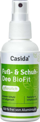 FUSS- UND SCHUH Deo BioFit pflanzlich Spray 100 ml von Casida GmbH