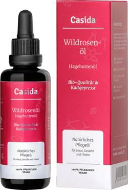 HAGEBUTTEN ÖL Wildrosenöl Bio kaltgepresst 50 ml von Casida GmbH