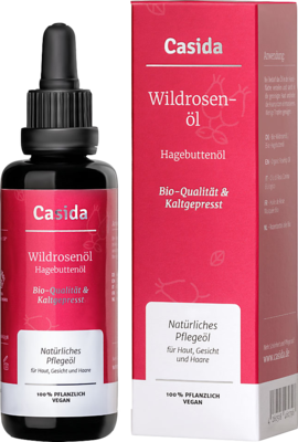 HAGEBUTTEN ÖL Wildrosenöl Bio kaltgepresst 50 ml von Casida GmbH