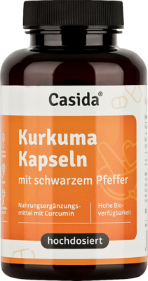 KURKUMA KAPSELN+Pfeffer Curcumin hochdosiert 90 st von Casida GmbH