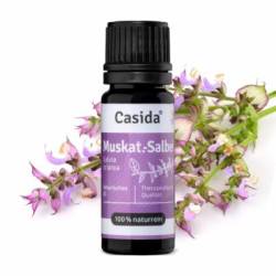 MUSKATELLERSALBEI Öl naturrein ätherisch 10 ml von Casida GmbH