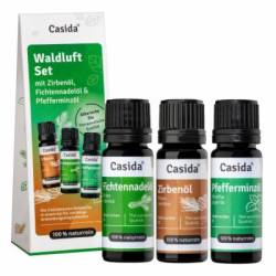 WALDLUFT Set Zirben&Fichtennadel&Pfefferminz Öl 3X10 ml von Casida GmbH