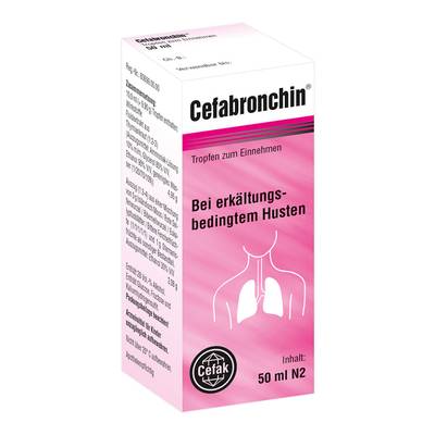 CEFABRONCHIN Tropfen zum Einnehmen 50 ml von Cefak KG