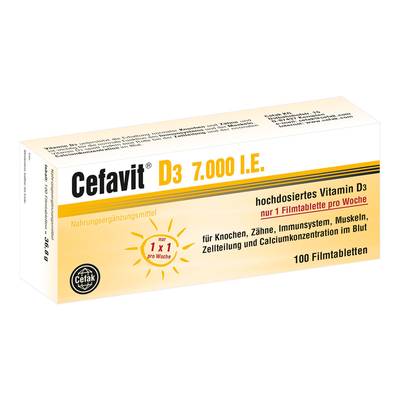 CEFAVIT D3 7.000 I.E. Filmtabletten 36.8 g von Cefak KG